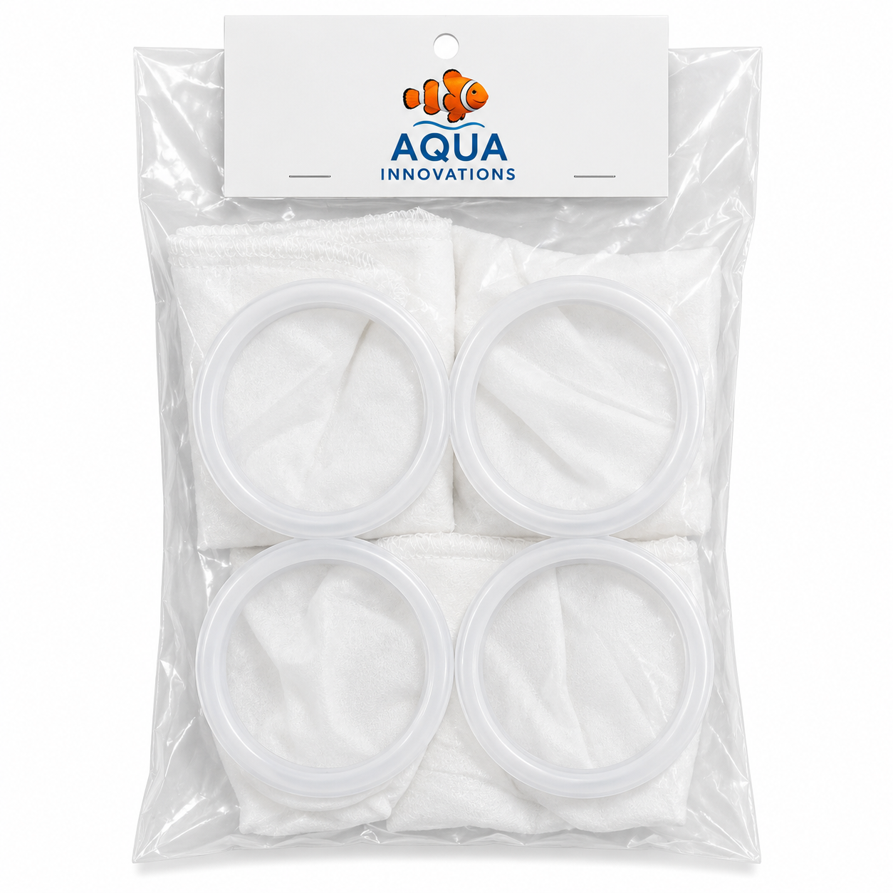 AI 4" POLY FLTR SOCK 4PK