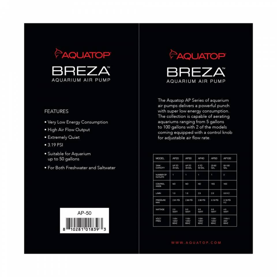 Aquatop AP-50 Air Pump