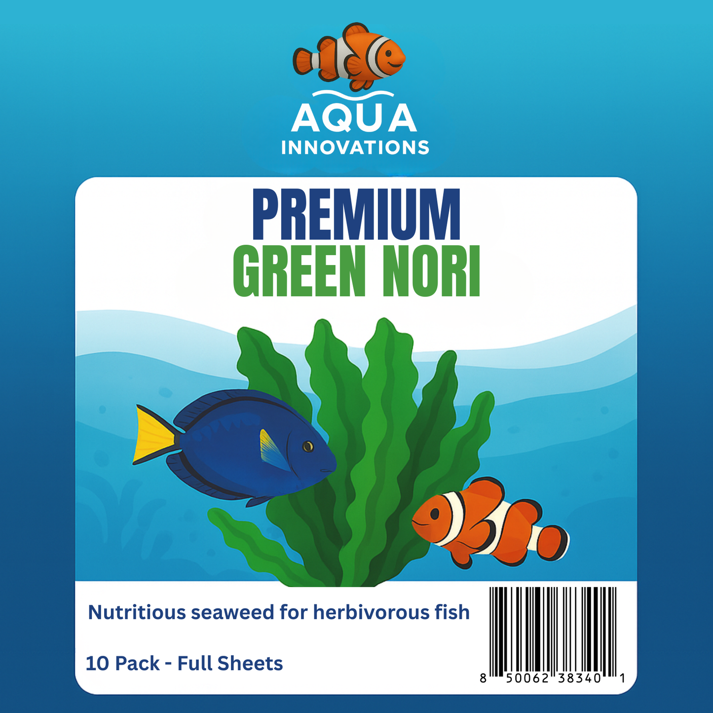 Aqua Innovations Nori Seaweed - Full Sheets