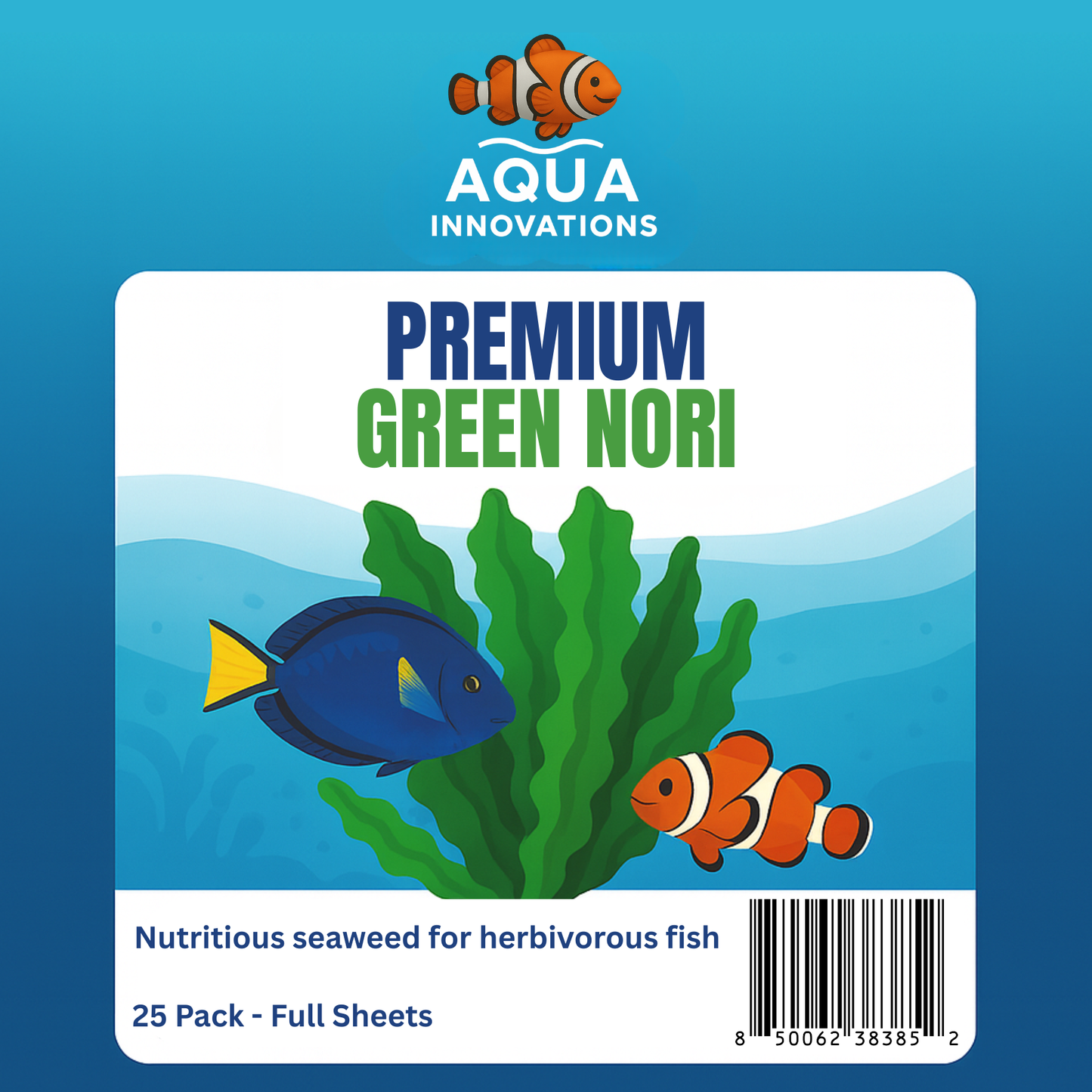 Aqua Innovations Nori Seaweed - Full Sheets