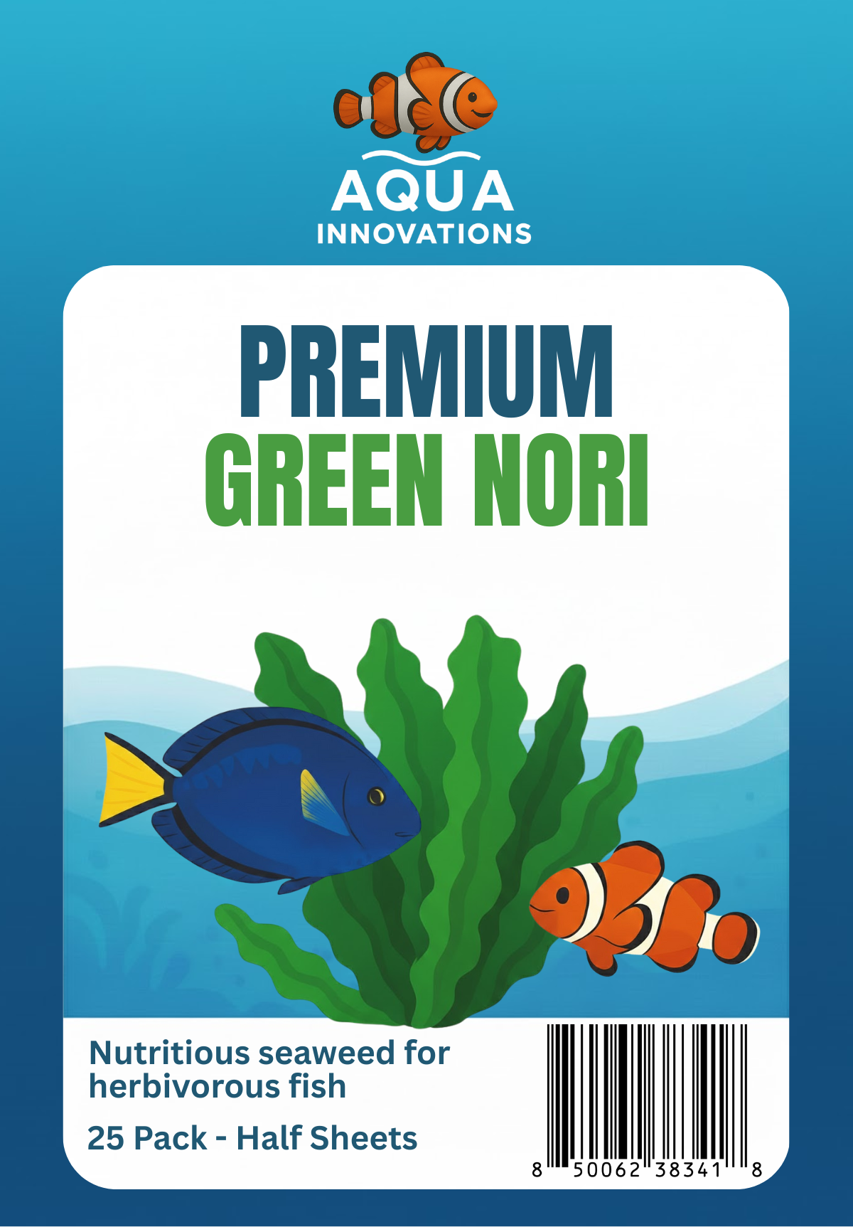 Aqua Innovations Nori Seaweed - Half Sheet