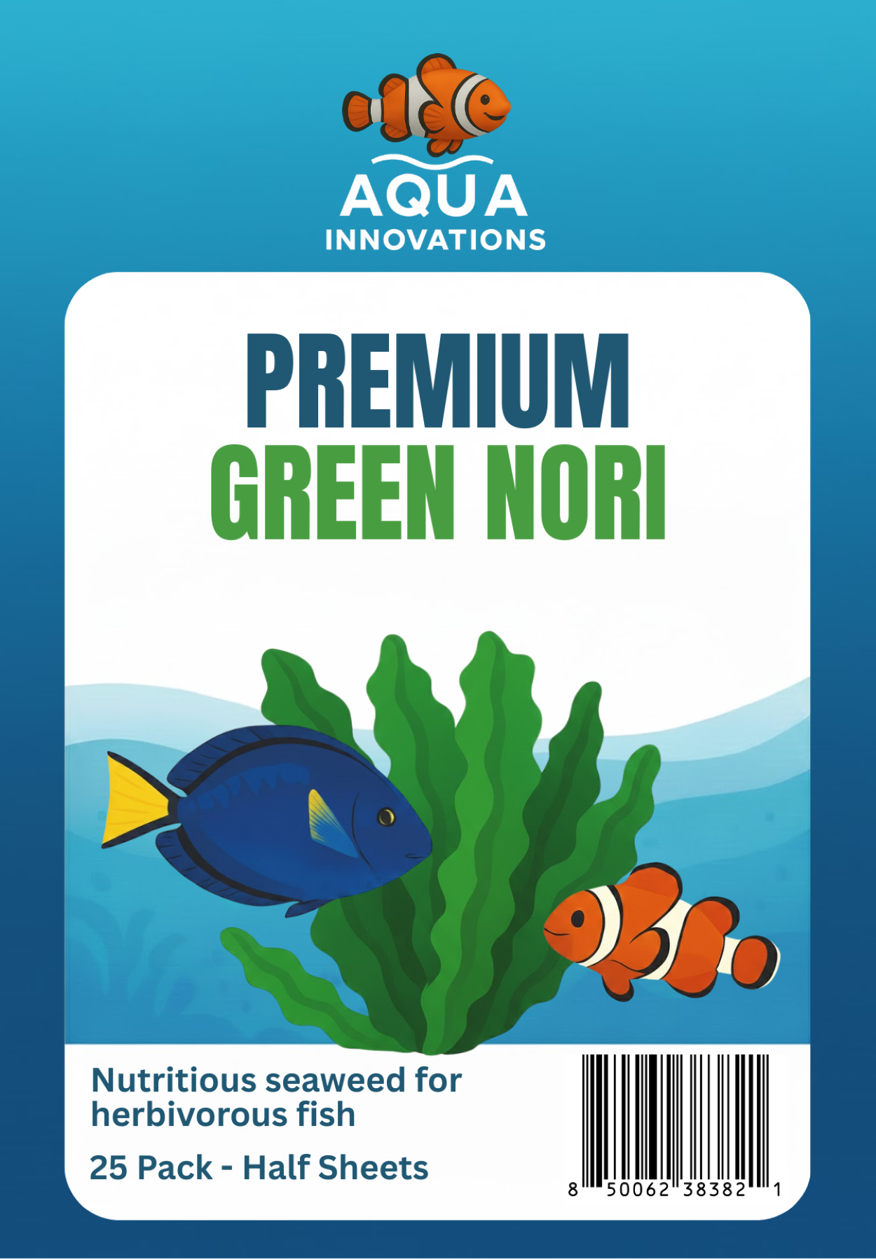 Aqua Innovations Nori Seaweed - Half Sheet