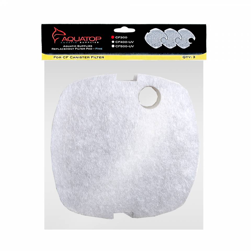 Aquatop RFP-CF300 Replacement Fine Filter Pad – 3-Pack