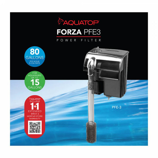 Aquatop Forza PFE-3 Power Filter – 80 GPH