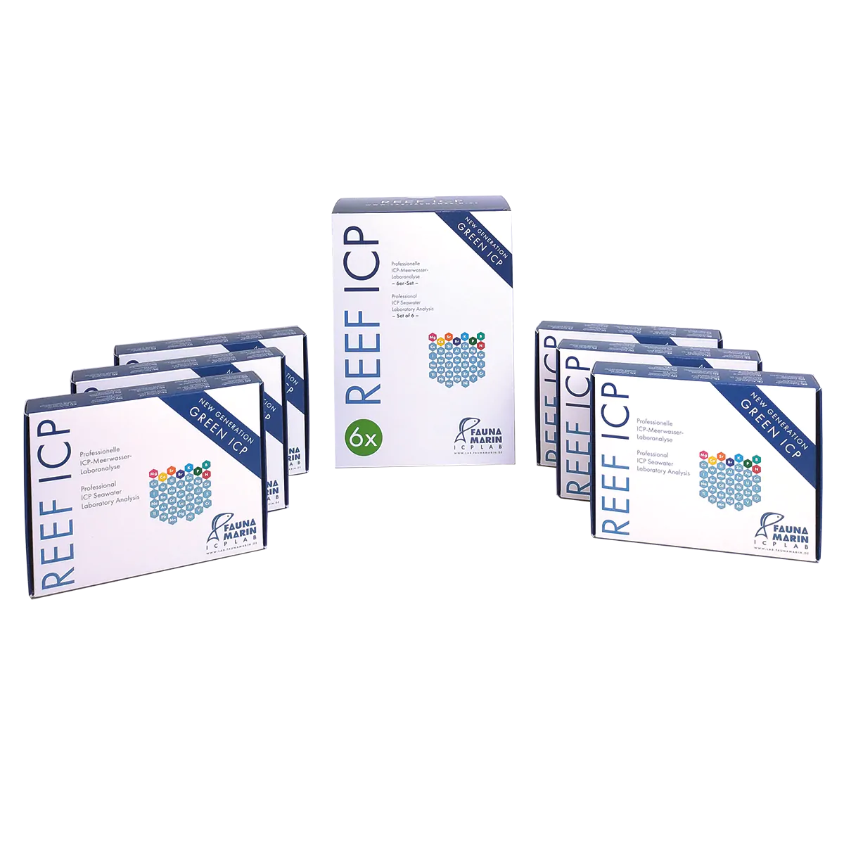 Fauna Marin Reef ICP Test Set – 6-Pack