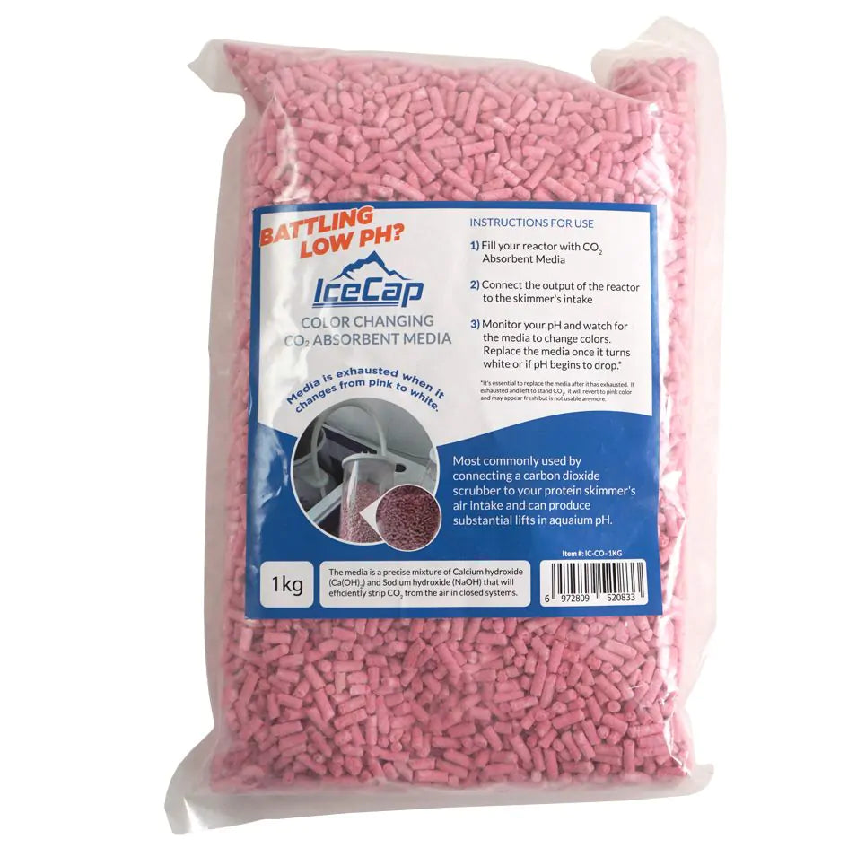IceCap Color-Changing CO₂ Absorbent Media – 1 kg